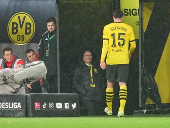 Musste gegen Leipzig vorzeitig vom Platz: Mats Hummels. Musste gegen Leipzig vorzeitig vom Platz: Mats Hummels.