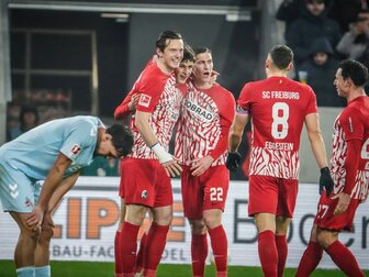 Wieder Gregoritsch: Freiburg feiert dritten Sieg in Folge Wieder Gregoritsch: Freiburg feiert dritten Sieg in Folge