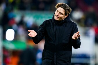 BVB-Trainer Edin Terzic spürt Rückendeckung. BVB-Trainer Edin Terzic spürt Rückendeckung.