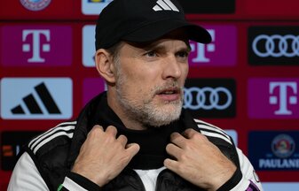 Bayern-Trainer Thomas Tuchel amüsiert die Debatte um ein DFB-Comeback von Toni Kroos. Bayern-Trainer Thomas Tuchel amüsiert die Debatte um ein DFB-Comeback von Toni Kroos.