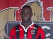 Mario Balotelli wird beim OGC Nizza als Neuzugang vorgestellt. Foto: Olivier Anrigo