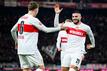 Der VfB Stuttgart setzte sich zuhause gegen den FC Augsburg durch.