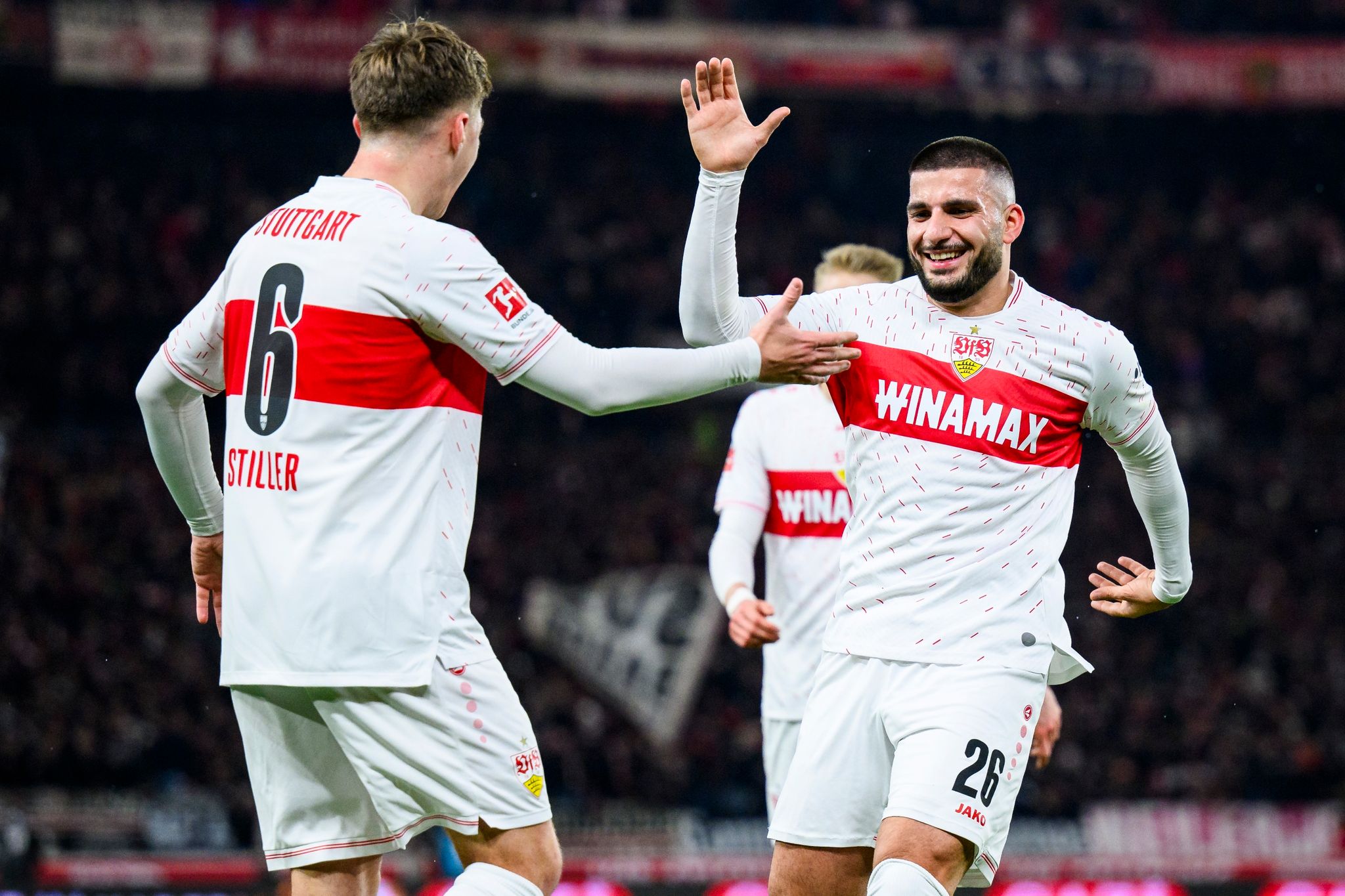 Der VfB Stuttgart setzte sich zuhause gegen den FC Augsburg durch.