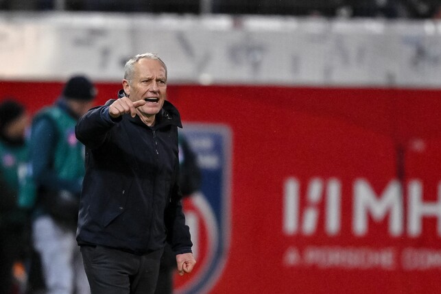Sowohl offensiv als auch defensiv hatte Freiburgs Trainer Christian Streich bei seinem Team Fehler ausgemacht.