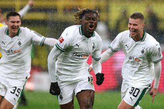 Manu Koné: Verlässt er Borussia Mönchengladbach in Richtung Paris? Foto: Dean Mouhtaropoulos/Getty Images Manu Koné: Verlässt er Borussia Mönchengladbach in Richtung Paris? Foto: Dean Mouhtaropoulos/Getty Images