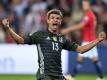 Thomas Müller erzielte gegen Norwegen seine DFB-Tore 33 und 34. Foto: Federico Gambarini
<br>dpa-infocom GmbH