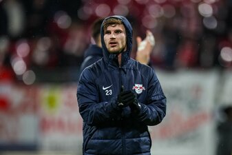 Leipzigs Timo Werner steht vor einem Wechsel nach England. Leipzigs Timo Werner steht vor einem Wechsel nach England.