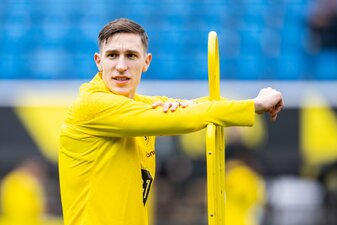 Hofft auf eine EM-Teilnahme: Dortmunds Nico Schlotterbeck. Hofft auf eine EM-Teilnahme: Dortmunds Nico Schlotterbeck.