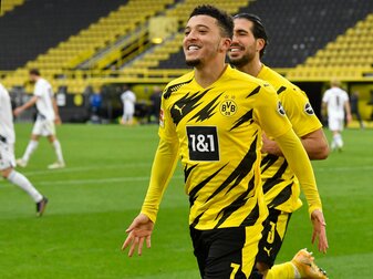Jadon Sancho wird Berichten zufolge in den kommenden Tagen in Dortmund erwartet. Jadon Sancho wird Berichten zufolge in den kommenden Tagen in Dortmund erwartet.