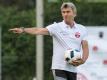 Klaus Augenthaler trainiert den Landesligisten SV Donaustauf. Foto: Armin Weigel
<br>dpa-infocom GmbH