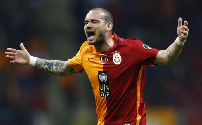 Wesley Sneijder und Co. kamen nur zu einem 1:1. Foto: Sedat Suna