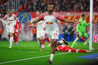 Brachte Leipzig gegen Union in Führung: Lois Openda. Brachte Leipzig gegen Union in Führung: Lois Openda.