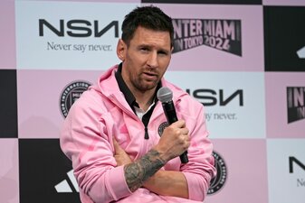 Inter Miamis Lionel Messi hat sich auf einer Pressekonferenz für seine Spielpause gerechtfertigt. Inter Miamis Lionel Messi hat sich auf einer Pressekonferenz für seine Spielpause gerechtfertigt.