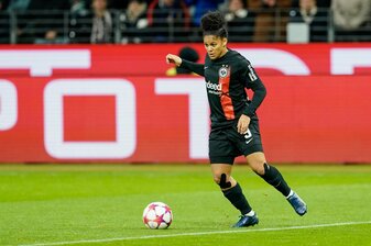 Shekiera Martinez und die Fußballerinnen von Eintracht Frankfurt stehen im Viertelfinale des Pokals. Shekiera Martinez und die Fußballerinnen von Eintracht Frankfurt stehen im Viertelfinale des Pokals.