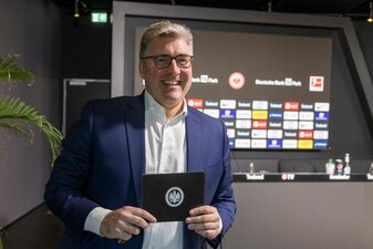 Axel Hellmann ist Vorstandssprecher von Eintracht Frankfurt und Präsidiumsmitglied der DFL. Axel Hellmann ist Vorstandssprecher von Eintracht Frankfurt und Präsidiumsmitglied der DFL.