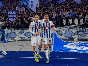 Foto: Reese schießt Hertha zum ersten Heimsieg des Jahres
