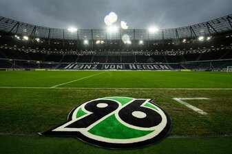 Blick in die Arena von Hannover 96 vor einem Spiel. Blick in die Arena von Hannover 96 vor einem Spiel.