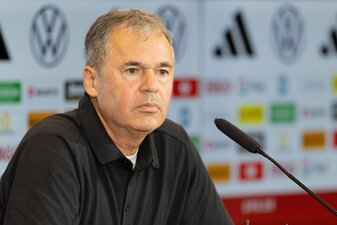 Andreas Rettig, Geschäftsführer Sport des Deutschen Fußball-Bundes (DFB), spricht bei einer Pressekonferenz. Andreas Rettig, Geschäftsführer Sport des Deutschen Fußball-Bundes (DFB), spricht bei einer Pressekonferenz.