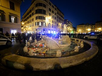 Trotz Fan-Verbots: 1000 Polizisten bei Rom-Spiel im Einsatz Trotz Fan-Verbots: 1000 Polizisten bei Rom-Spiel im Einsatz