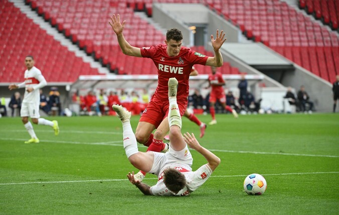 Der Kölner Torschütze Eric Martel ist vor dem nächsten Spiel gegen Bayer Leverkusen optimistisch.