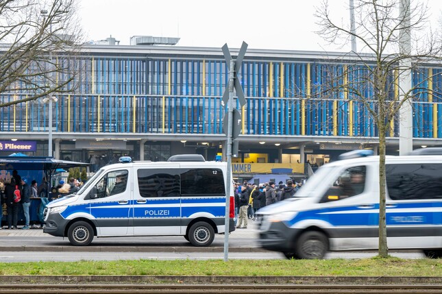 In Braunschweig musste die Polizei eingreifen.