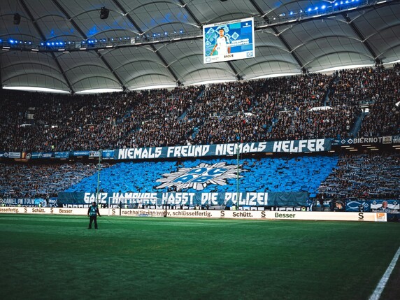 HSV distanziert sich von Fan-Choreo