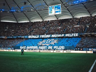 HSV distanziert sich von Fan-Choreo HSV distanziert sich von Fan-Choreo