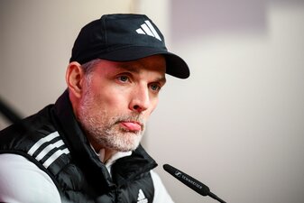 Der FC Bayern München und Trainer Thomas Tuchel beenden ihre Zusammenarbeit nach dieser Saison. Der FC Bayern München und Trainer Thomas Tuchel beenden ihre Zusammenarbeit nach dieser Saison.
