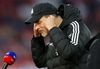 Umstritten im Umgang mit den Medien: Thomas Tuchel ist der vierte Bayern Trainer in Folge, der seinen Vertrag nicht erfüllen wird. Foto: MICHAELA STACHE / AFP via Getty Images. Umstritten im Umgang mit den Medien: Thomas Tuchel ist der vierte Bayern Trainer in Folge, der seinen Vertrag nicht erfüllen wird. Foto: MICHAELA STACHE / AFP via Getty Images.