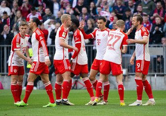 Die Bayern setzten sich zuhause deutlich gegen Mainz durch. Die Bayern setzten sich zuhause deutlich gegen Mainz durch.