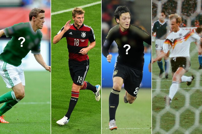 Fotos: Greg Fiume/Getty Images, Jamie McDonald/Getty Images, JOHN MACDOUGALL/AFP via Getty Images, Bongarts/Getty Images - Collage: Maximilian Dymel/Fussballeck