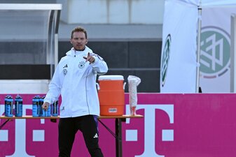 Bundestrainer Julian Nagelsmann plant für das Testspiel gegen die Niederlande mit der gleichen Anfangsformation wie in Frankreich. Bundestrainer Julian Nagelsmann plant für das Testspiel gegen die Niederlande mit der gleichen Anfangsformation wie in Frankreich.