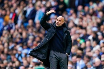 Der Trainer des Premier-League-Clubs Manchester City: Pep Guardiola. Der Trainer des Premier-League-Clubs Manchester City: Pep Guardiola.