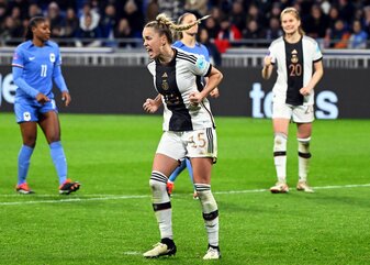 Will mit sportlichen Erfolgen überzeugen: Giulia Gwinn. Will mit sportlichen Erfolgen überzeugen: Giulia Gwinn.
