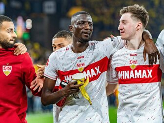 VfB feiert Guirassy: "Super-Serhou" schließt zu Gomez auf VfB feiert Guirassy: "Super-Serhou" schließt zu Gomez auf