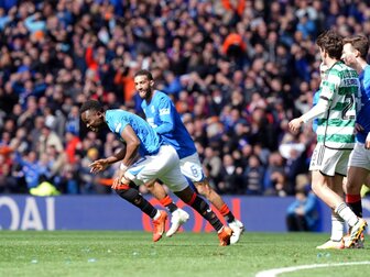 Ex-Schalker Matondo rettet Rangers einen Punkt im Derby Ex-Schalker Matondo rettet Rangers einen Punkt im Derby