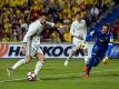 Ronaldo (l.) und Real Madrid hatten Probleme bei UD Las Palmas (Quelle: SID-IMAGES)