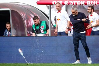 Leipzigs Trainer Marco Rose ist für das kommende Bundesliga-Spiel in Heidenheim gesperrt. Leipzigs Trainer Marco Rose ist für das kommende Bundesliga-Spiel in Heidenheim gesperrt.