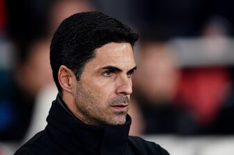 Steht mit seiner Mannschaft vor entscheidenen Spielen: Arsenal-Trainer Mikel Arteta. Steht mit seiner Mannschaft vor entscheidenen Spielen: Arsenal-Trainer Mikel Arteta.