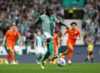 Das Kapital von Keita in Bremen könnte nach nur fünf Spielen wieder vorbei sein. Foto: Cathrin Mueller/Getty Images Das Kapital von Keita in Bremen könnte nach nur fünf Spielen wieder vorbei sein. Foto: Cathrin Mueller/Getty Images