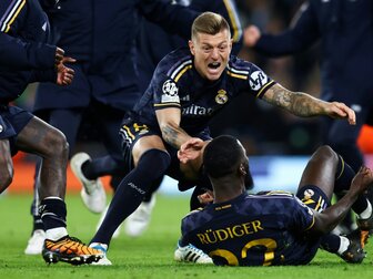 Rüdiger trifft - Real im Halbfinale Rüdiger trifft - Real im Halbfinale