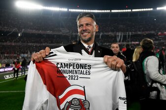 Martin Demichelis trainiert derzeit den argentinischen Club River Plate. Martin Demichelis trainiert derzeit den argentinischen Club River Plate.