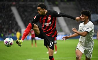 Erhält bis 2029 einen Vertrag bei der Eintracht Frankfurt: Hugo Ekitiké. Erhält bis 2029 einen Vertrag bei der Eintracht Frankfurt: Hugo Ekitiké.