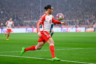 Der FC Bayern hofft auf einen Einsatz von Leroy Sané. Der FC Bayern hofft auf einen Einsatz von Leroy Sané.