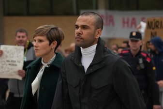 Wurde wegen Vergewaltigung verurteilt: Der frühere brasilianischen Fußball-Nationalspielers Dani Alves. Wurde wegen Vergewaltigung verurteilt: Der frühere brasilianischen Fußball-Nationalspielers Dani Alves.