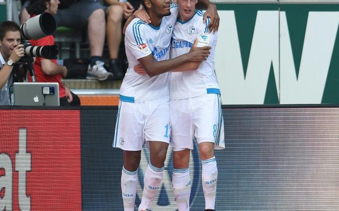 Schalke 04 bangt um Goretzka (r.) und Choupo-Moting (Quelle: SID-IMAGES/PIXATHLON)