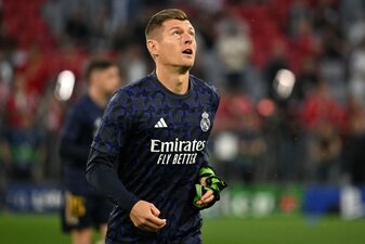Bereitete im Hinspiel das Madrider 1:0 sehenswert vor: Toni Kroos. Bereitete im Hinspiel das Madrider 1:0 sehenswert vor: Toni Kroos.