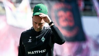 Ole Werner und Werder Bremen haben weiterhin eine Restchance im Kampf um die europäischen Plätze. Ole Werner und Werder Bremen haben weiterhin eine Restchance im Kampf um die europäischen Plätze.