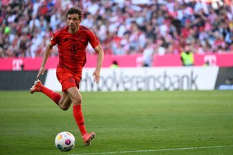 Bestreitet gegen die TSG Hoffenheim sein 473. Bundesliga-Spiel für den FC Bayern München: Thomas Müller. Bestreitet gegen die TSG Hoffenheim sein 473. Bundesliga-Spiel für den FC Bayern München: Thomas Müller.