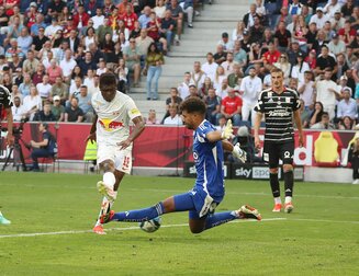 Die Dominanz RB Salzburg um Karim Konate (l.) wurde gebrochen: Graz ist Meister. Die Dominanz RB Salzburg um Karim Konate (l.) wurde gebrochen: Graz ist Meister.